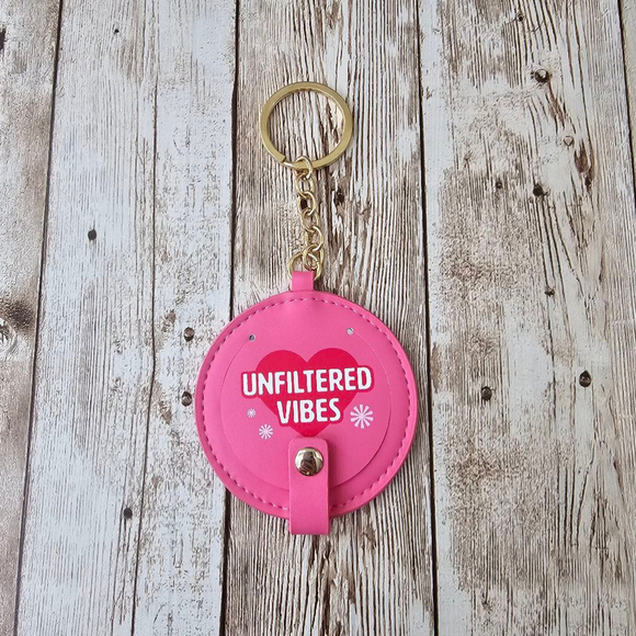 Benefit Keychain Mirror Pink - Picture 1 of 3